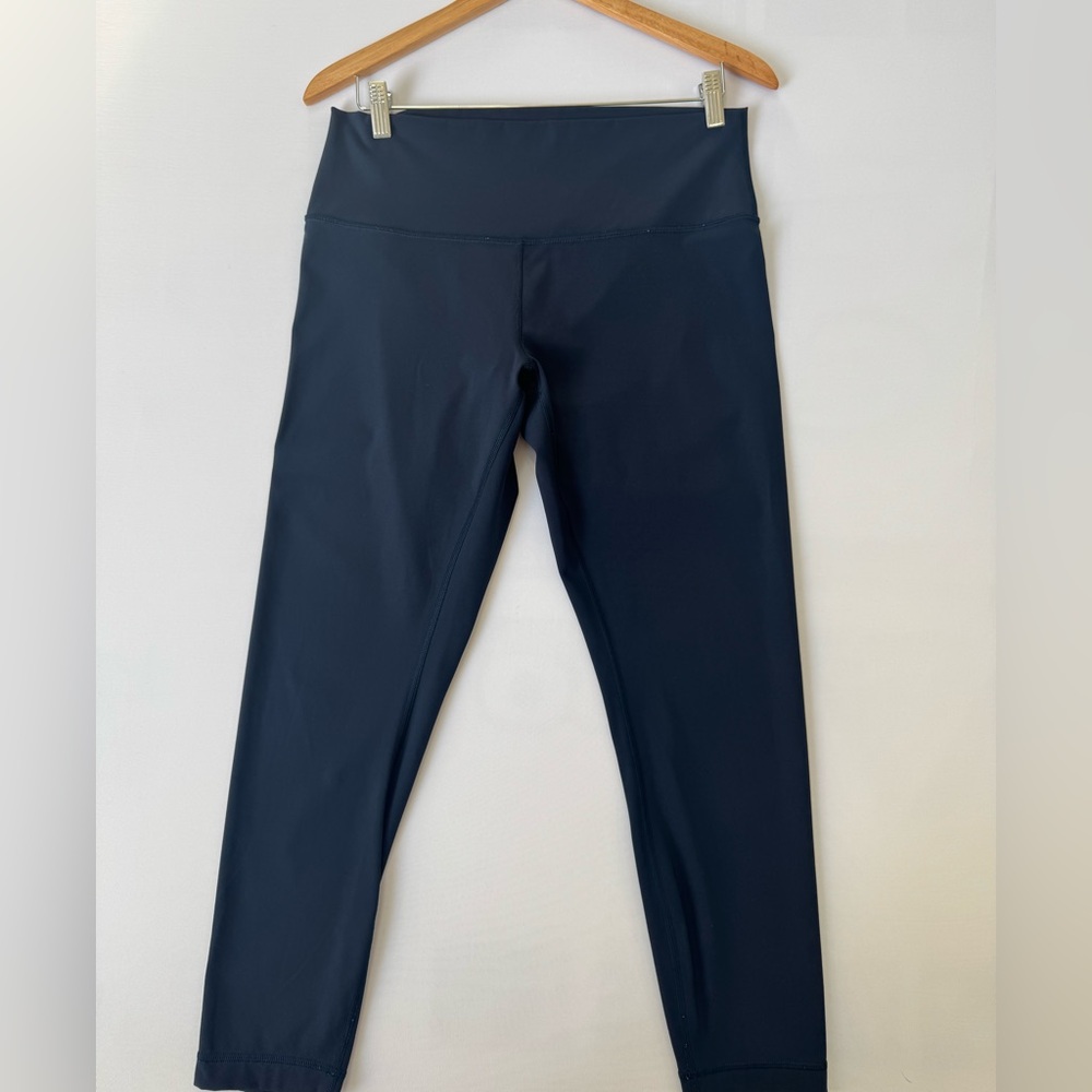 Navy Blue High-Waisted Leggings